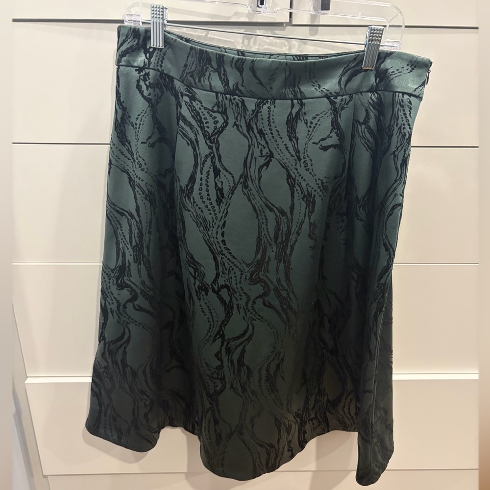 Elegant Green Vintage Skirt